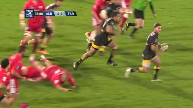 VIDEO. Pro D2. Le show de Morgan Marchini lors du match à 73 points entre Albi et Tarbes