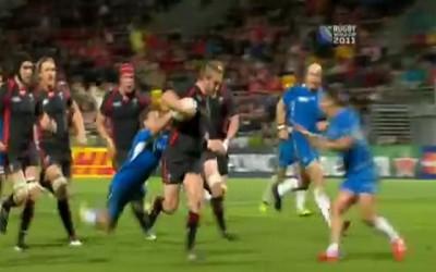 Le slalom de Gethin Jenkins