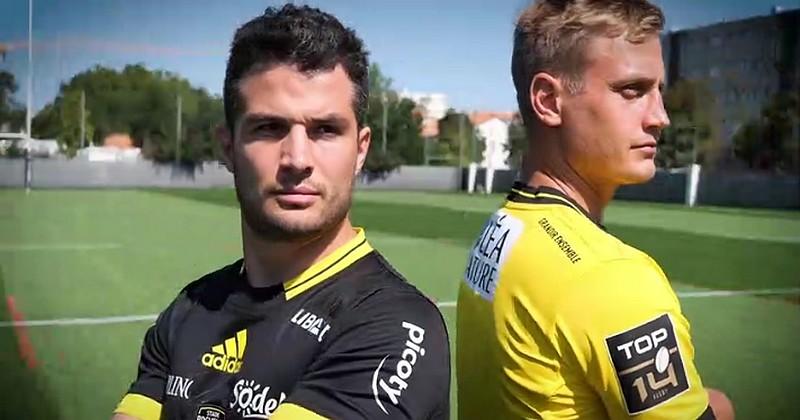 VIDEO. Dulin et Plisson jouent les mannequins pour présenter les nouveaux maillots du Stade Rochelais