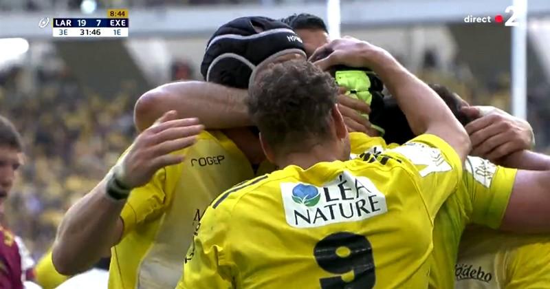 VIDEO. Trop puissant devant, trop inspiré derrière, le Stade Rochelais roule sur Exeter et donne rendez-vous au Leinster