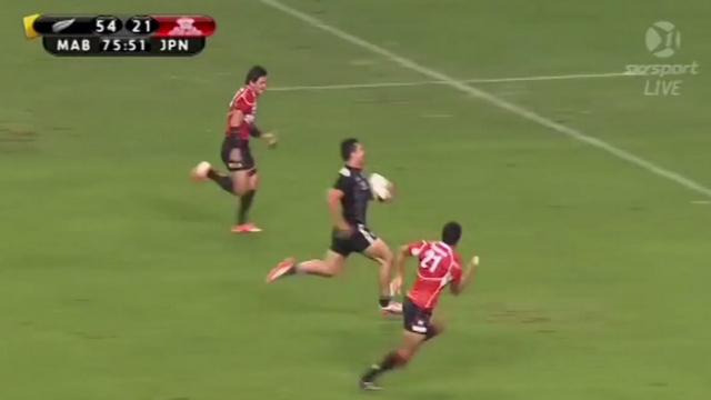 VIDEO. Le sublime enchaînement sur 80m de James Lowe face au Japon (61-21)