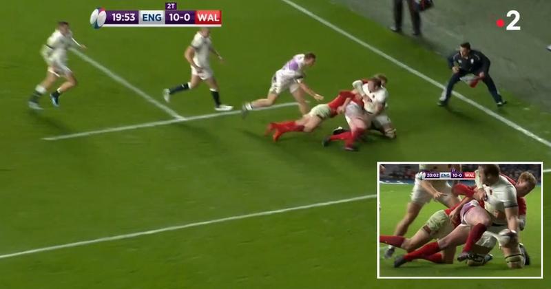 VIDEO. 6 Nations. Angleterre vs Pays de Galles. Le sublime offload de Launchbury pour le doublé de May