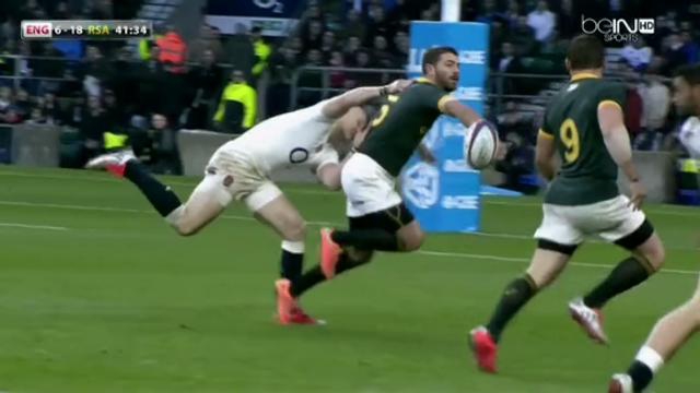 VIDÉO. Afrique du Sud : Le superbe essai de Cobus Reinach contre l'Angleterre