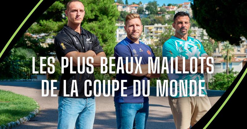 Le TOP 5 des plus beaux maillots du Mondial 2023 de rugby