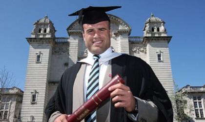 Jamie Roberts a reçu son diplôme de docteur