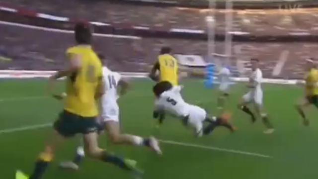 VIDEO. Angleterre - Australie : le superbe try-saving de Courtney Lawes sur Adam Ashley-Cooper