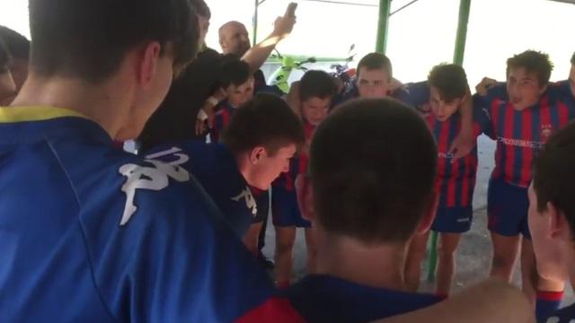 VIDEO. Rugby Amateur : l'écrevisse, le chant des M16 du Rugby Club Dignois