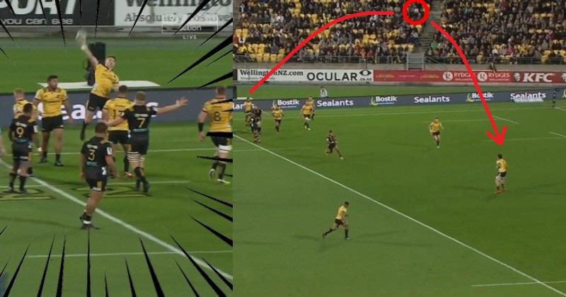 VIDEO. Super Rugby. L'énorme passe de quarterback de Beauden Barrett pour Ben Lam