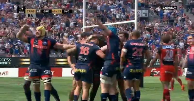 Top 14 Access Match - Les 5 points à retenir de la victoire de Grenoble sur Oyonnax