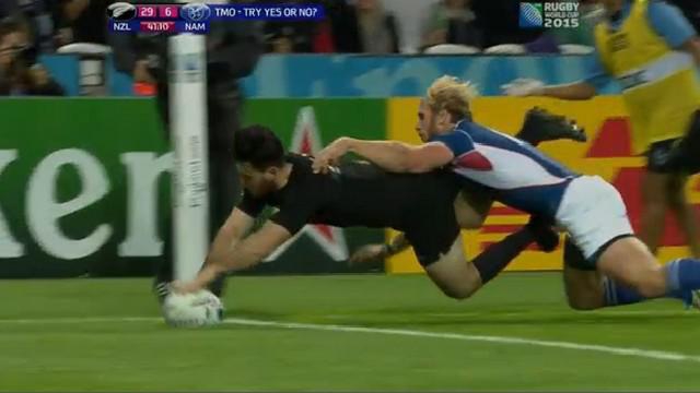 RESUME VIDEO. Coupe du monde. Nehe Milner-Skudder et les All Blacks sans pitié face à la Namibie 