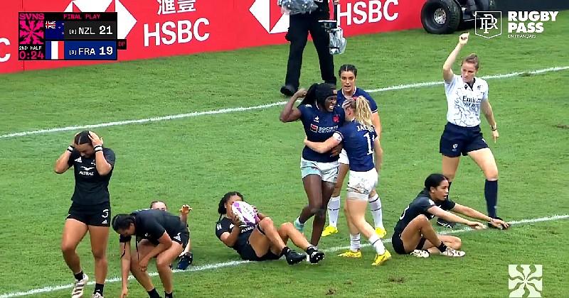 VIDEO. Hong Kong Sevens. Les Bleues triomphent de la Nouvelle-Zélande puis filent en demie