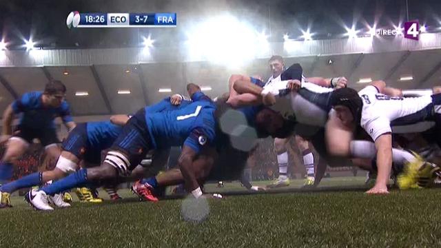 VIDEO. 6 Nations U20. Les Bleuets montrent la voie au XV de France en passant cinq essais à l'Écosse