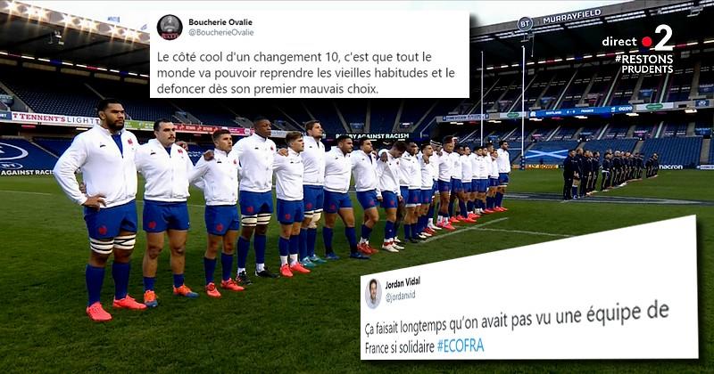 Weir et Jalibert au centre des discussions sur les réseaux sociaux pendant le match des Bleus