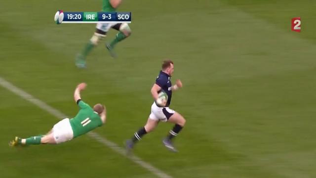 VIDEO. 6 Nations. Les chevauchées fantastiques de Stuart Hogg et George North sur 55 mètres