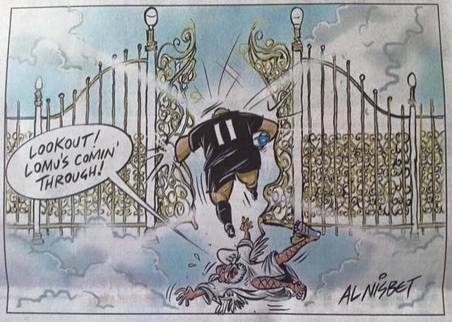 PHOTOS. L'hommage de la presse internationale à Jonah Lomu avec la très belle Une de l'Irish Examiner PHOTOS. L'hommage de la presse internationale à Jonah Lomu avec la très belle Une de l'Irish Examiner