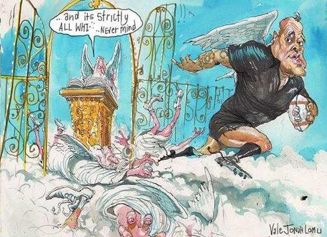 PHOTOS. L'hommage de la presse internationale à Jonah Lomu avec la très belle Une de l'Irish Examiner PHOTOS. L'hommage de la presse internationale à Jonah Lomu avec la très belle Une de l'Irish Examiner