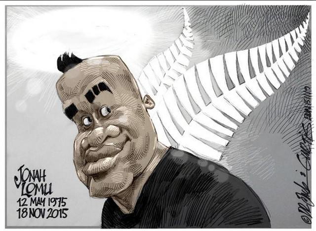 PHOTOS. L'hommage de la presse internationale à Jonah Lomu avec la très belle Une de l'Irish Examiner