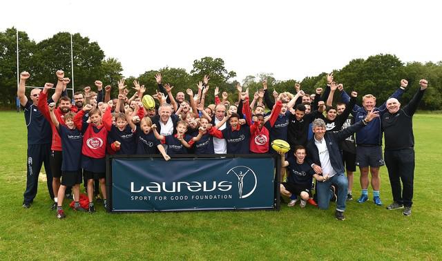 Sean Fitzpatrick, Morné du Plessis et Hugo Porta au service de la jeunesse pour la Fondation Laureus