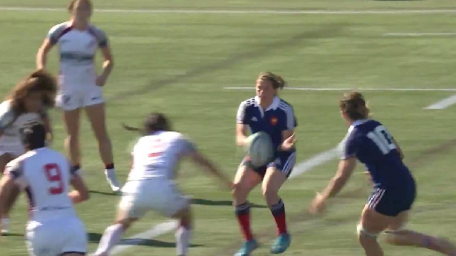 VIDEO. Langford 7s. France 7 féminines se régalent avec 8 passes sur 40m