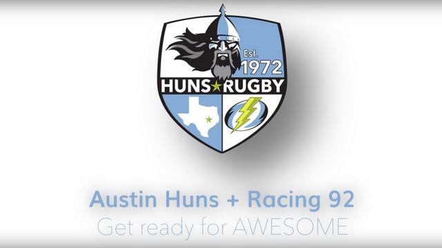 VIDEO. Le Racing 92 s'associe avec l'équipe américaine des Austin Huns Rugby