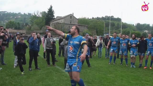 VIDEO. Rugby Amateur #53 : Aubenas communie avec son public chaud bouillant pour fêter la qualification
