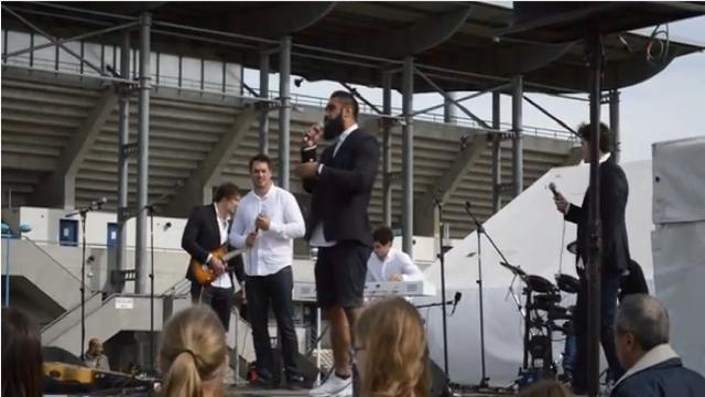 VIDEO. Les joueurs de Colomiers montent sur scène et poussent la chansonnette pour la fin de saison