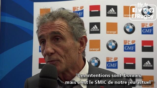 VIDEO. Les réactions de Guy Novès et des joueurs après la victoire du XV de France sur les Samoa
