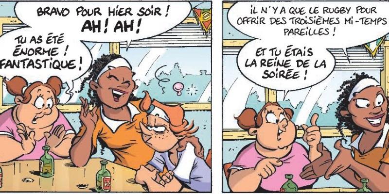 Les Rugbymen passent au féminin pour une nouvelle aventure en BD !