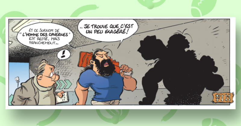 Sébastien Chabal s'incruste à Paillar avec Les Rugbymen pour le nouveau tome !