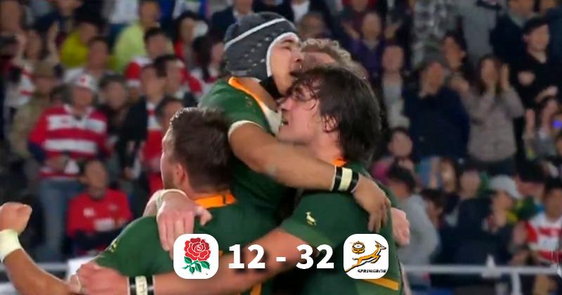 Les Springboks matent l'Angleterre en finale : L'AFRIQUE DU SUD EST CHAMPIONNE DU MONDE !