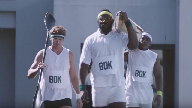 VIDÉO. Les Springboks encouragent leurs compatriotes aux JO de manière insolite