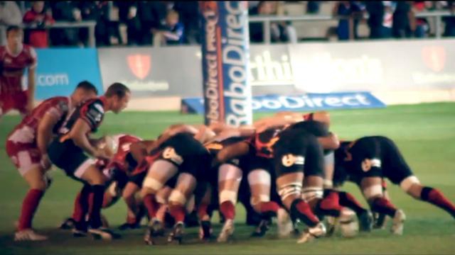 VIDEO. Les très belles images au ralenti du match entre les Newport Gwent Dragons et les Scarlets