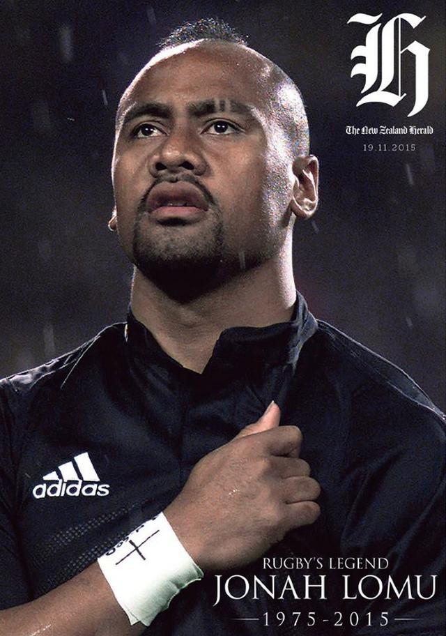 PHOTOS. L'hommage de la presse internationale à Jonah Lomu avec la très belle Une de l'Irish Examiner