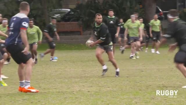 VIDÉO. INSOLITE. Les Wallabies se frottent aux treizistes des Roosters avant le Rugby Championship