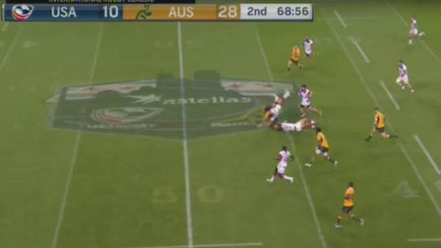 VIDEO. Les Wallabies punissent les États-Unis avec un essai de 95 mètres 