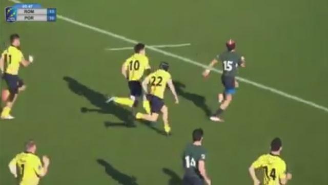 VIDEO. Portugal U20 : Il décide de relancer de son en-but... et marque un essai sensationnel de 100 m