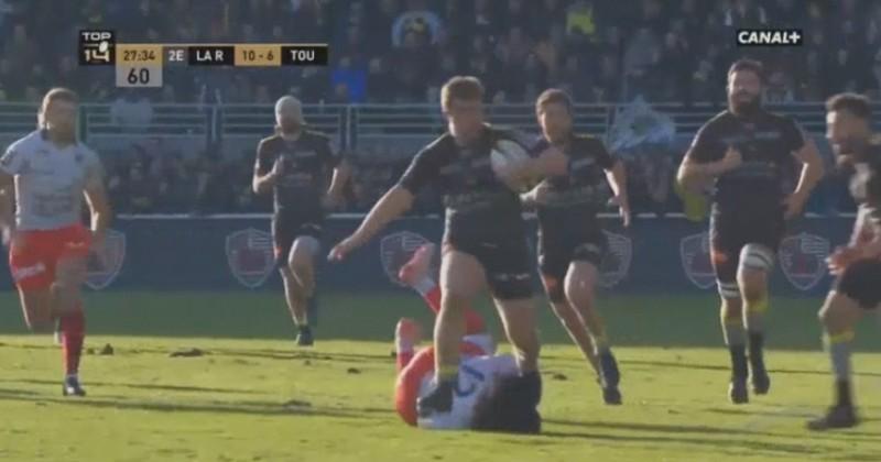 VIDEO. Top 14 - La Rochelle. L'essai exceptionnel de Pierre Bourgarit contre Toulon