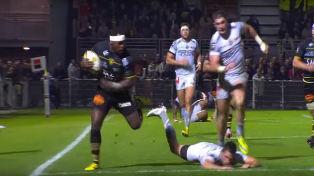 VIDEO. Top 14 : Levani Botia joue aux auto-tamponneuses avec Grenoble pour la victoire du Stade Rochelais