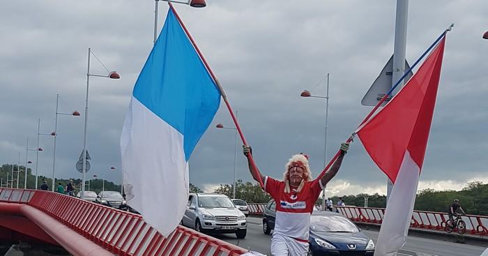 PHOTOS. Présent aux fêtes de Bayonne, Géronimo va reprendre du service le temps du derby face à Biarritz