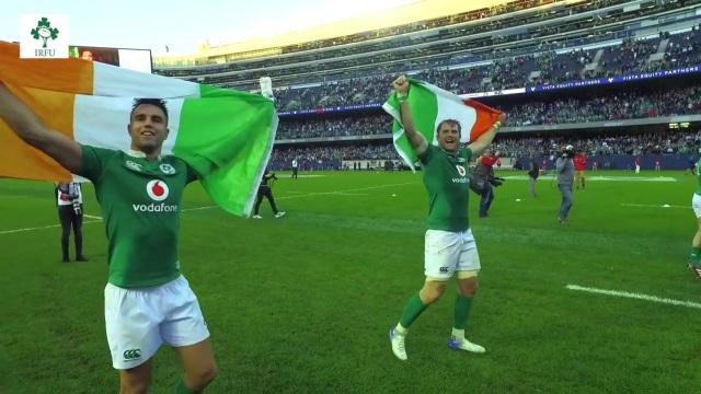 VIDEO. Dans les coulisses de l'exploit de l'Irlande, victorieuse des All Blacks pour la première fois