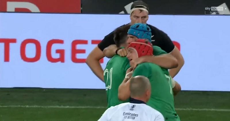 Brief video.  Date!  Ireland beat the All Blacks for the first time in New Zealand