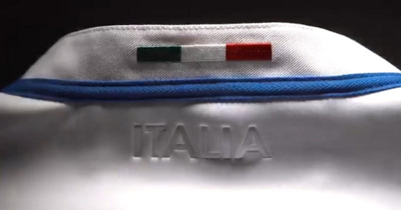 IMAGES. L'Italie dévoile son superbe nouveau maillot extérieur