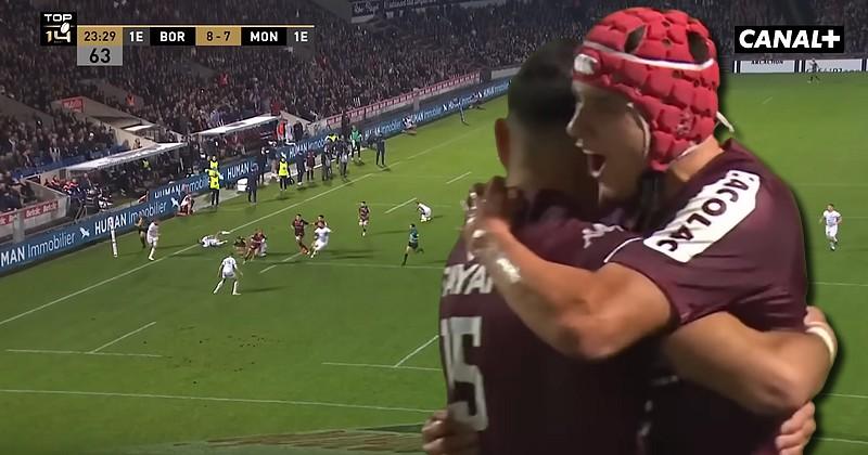 VIDEO. Top 14. Louis Bielle-Biarrey conclut avec punch une sublime action et l'UBB punit Montpellier