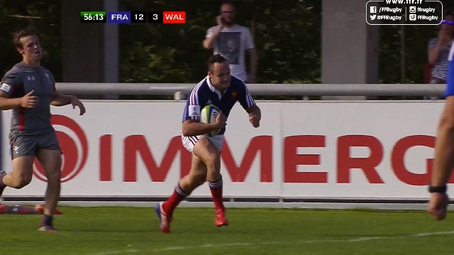 VIDEO. Championnat du monde U20. Les Bleuets plantent un essai de 80m aux Gallois grâce à leurs fusées