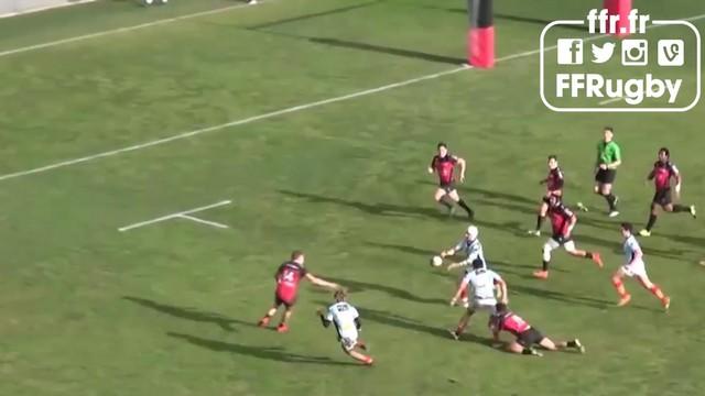 VIDÉO. ESPOIRS - Action en première main et geste inspiré, l'USAP régale face à Toulon