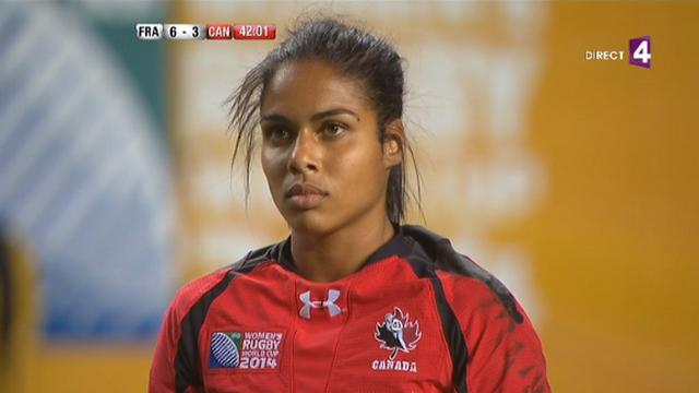 VIDEO. Coupe du monde de rugby féminin. Magali Harvey mystifie la défense de l’équipe de France sur 90 mètres et qualifie le Canada en finale