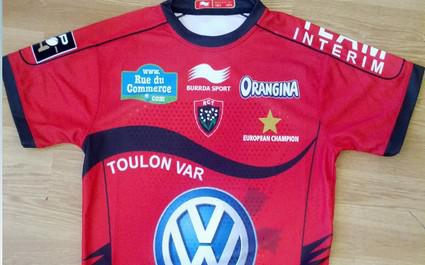 Toulon sort un maillot spécial champion d'Europe