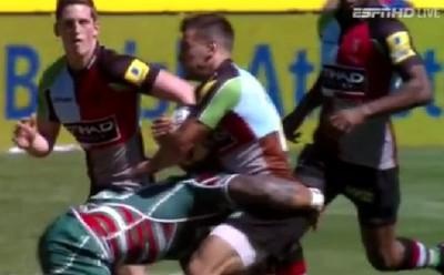 Manu Tuilagi blanchi pour son plaquage sur Danny Care 