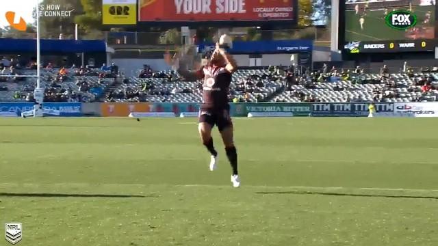 VIDEO. NRL - Le jongle improbable de Manu Vatuvei pour l'essai des Warriors