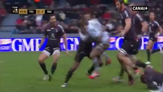 VIDEO. Top 14 - Racing-Métro. Marc Andreu se frotte à Yann David et se fait punir 